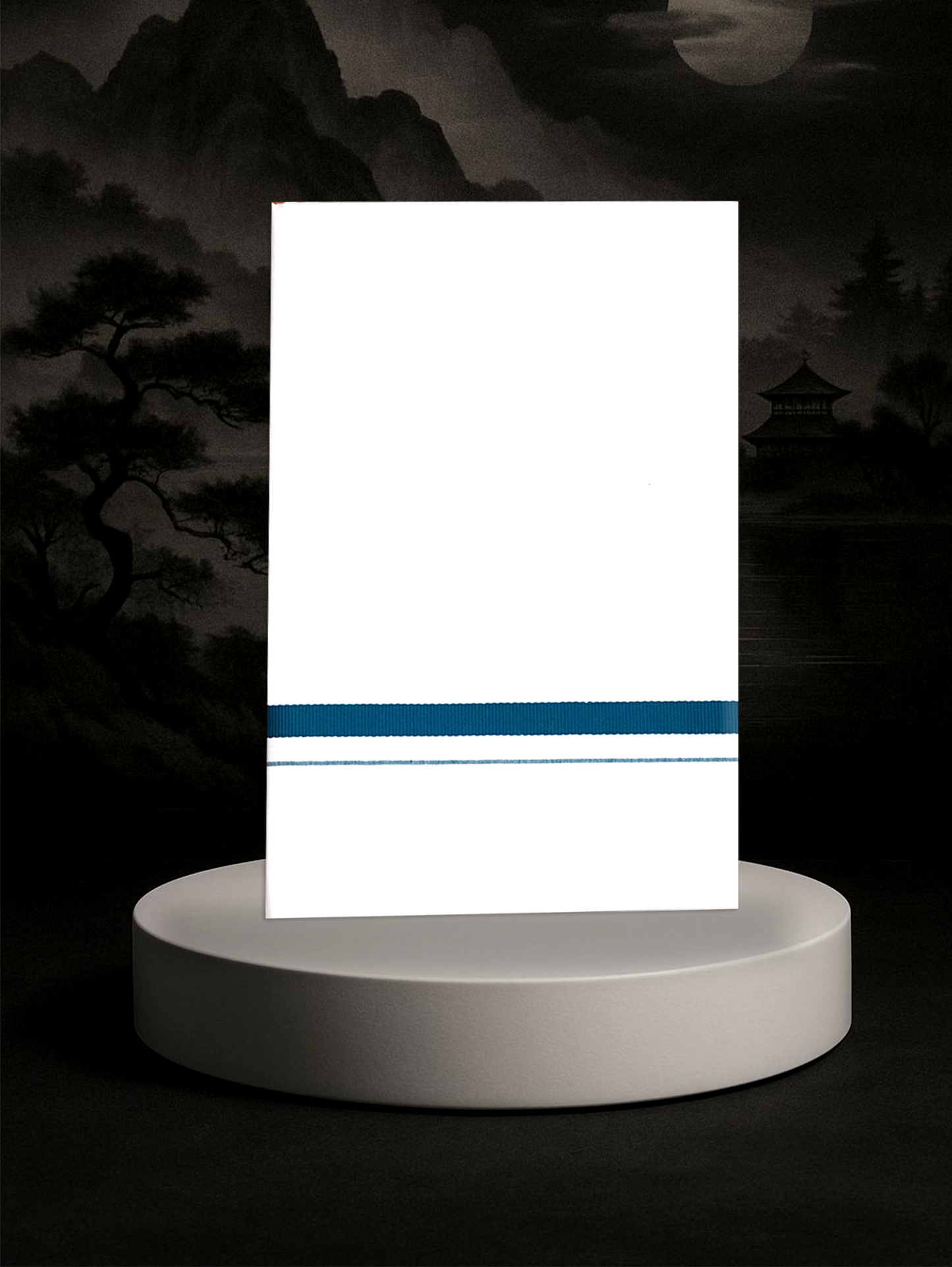 BIG BORDER WHITE SINGLE HS-14 DHOTHIE 2.00 MTR