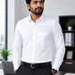 President Formal White Men Shirt