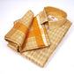 Gold Bridal Tissue Silk Single Set F/S-men dresses for marriage (Perfume & Dhoti Belt Free)