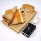 Gold Bridal Tissue Silk Single Set F/S-men dresses for marriage (Perfume & Dhoti Belt Free)