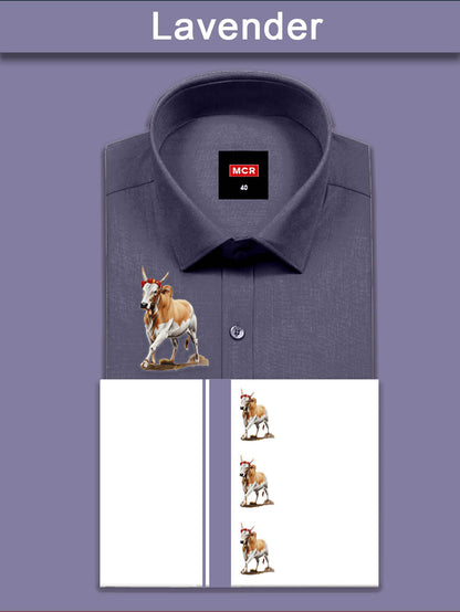 JALLIKATTU COLOUR SINGLE SET H/S - lavender (55)