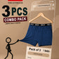 Master Mind Trunks - (Pack of 3 ) (Assorted Color)