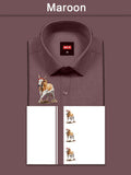 JALLIKATTU COLOUR SINGLE SET H/S - Maroon (06)