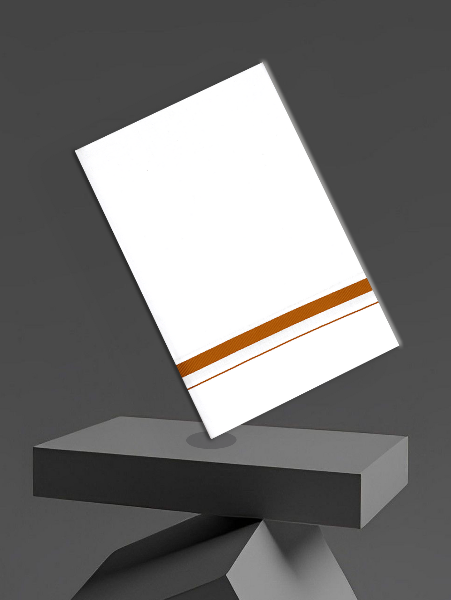 BIG BORDER WHITE SINGLE HS-01 DHOTHIE 2.00 MTR