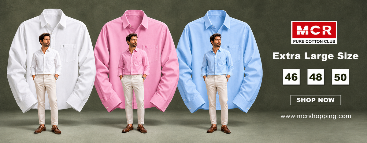MCR extra large size shirts – sizes 46, 48, 50