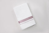 Rose Tissue Border White Double Dhothie for Men with Elegant Design from MCR Textiles