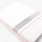 1 inch silver jari border dhothie for men in elegant white fabric, perfect for traditional occasions