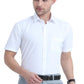 MCR Anti Wrinkle Half Sleeve Formal White Shirt for Men, perfect for business and casual settings