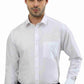 BRAVO OYT Full Sleeve Formal White Shirt for Men with a Classic Fit and Pocket Design