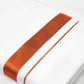 Copper Border White Double Dhoti for Men, perfect for traditional wear; buy copper border dhoti online