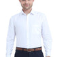 MCR ANTI WRINKLE Full Sleeve Formal White Shirt for Men with Classic Fit and Chest Pocket