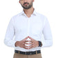 Men's formal white shirt with full sleeves, perfect for business or special occasions