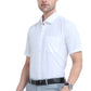 MCR STAIN FREE Half Sleeve Formal White Shirt for Men with Classic Fit and Pocket Detail
