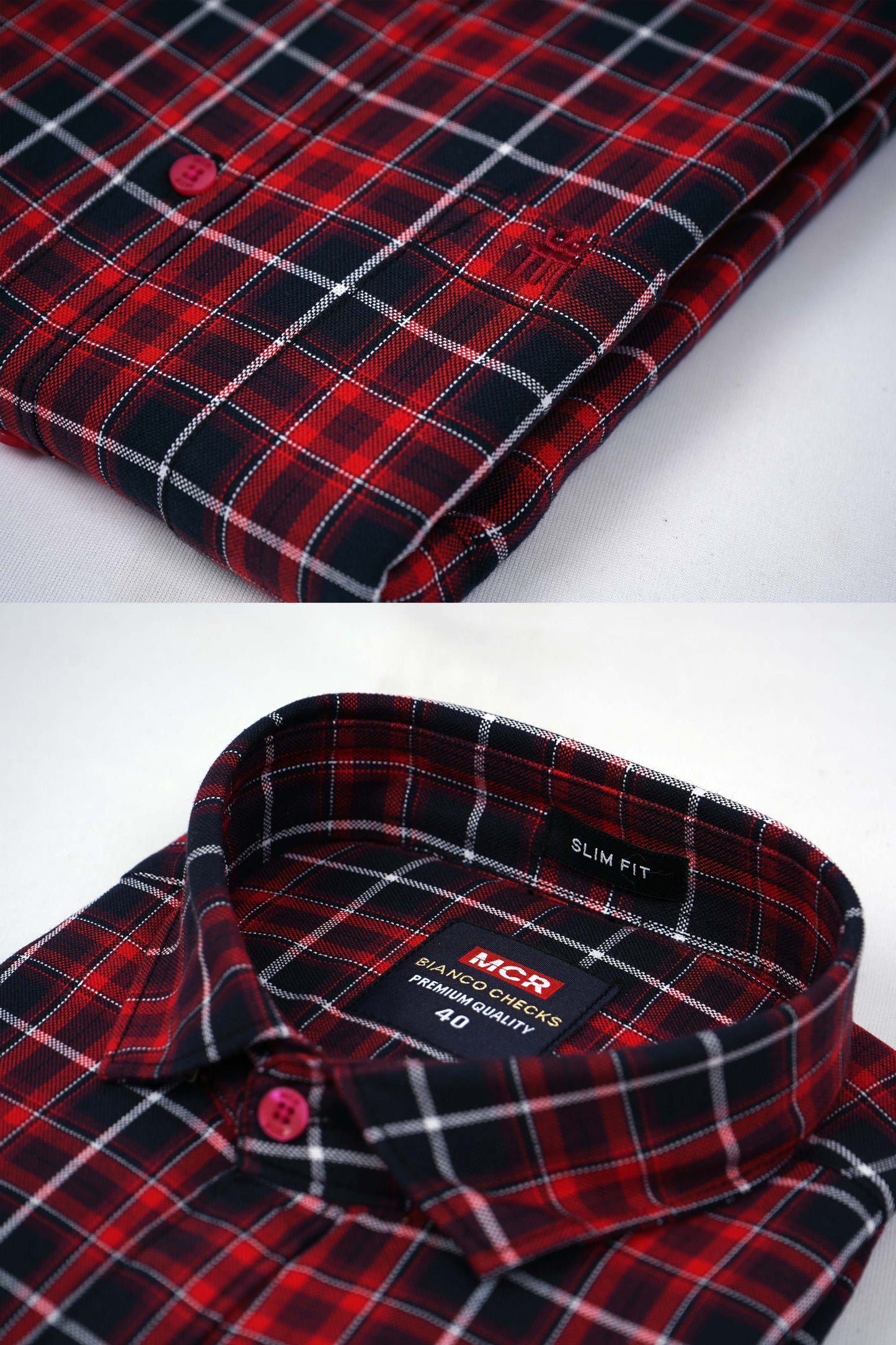 MCR BIANCO CHECKS 91008 Full Sleeve Formal Color Shirt For Men