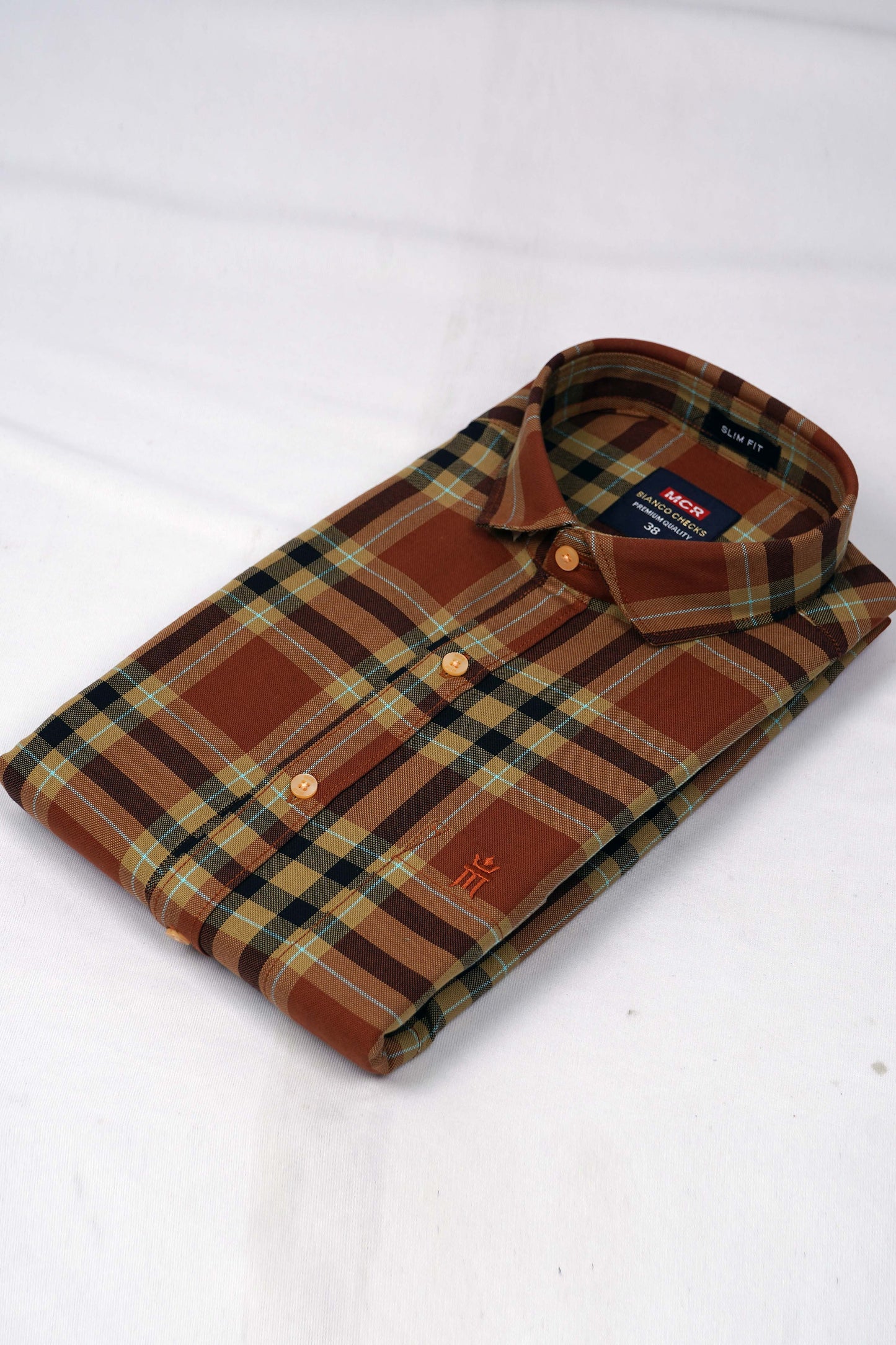 MCR BIANCO CHECKS 91013 Full Sleeve Formal Color Shirt For Men