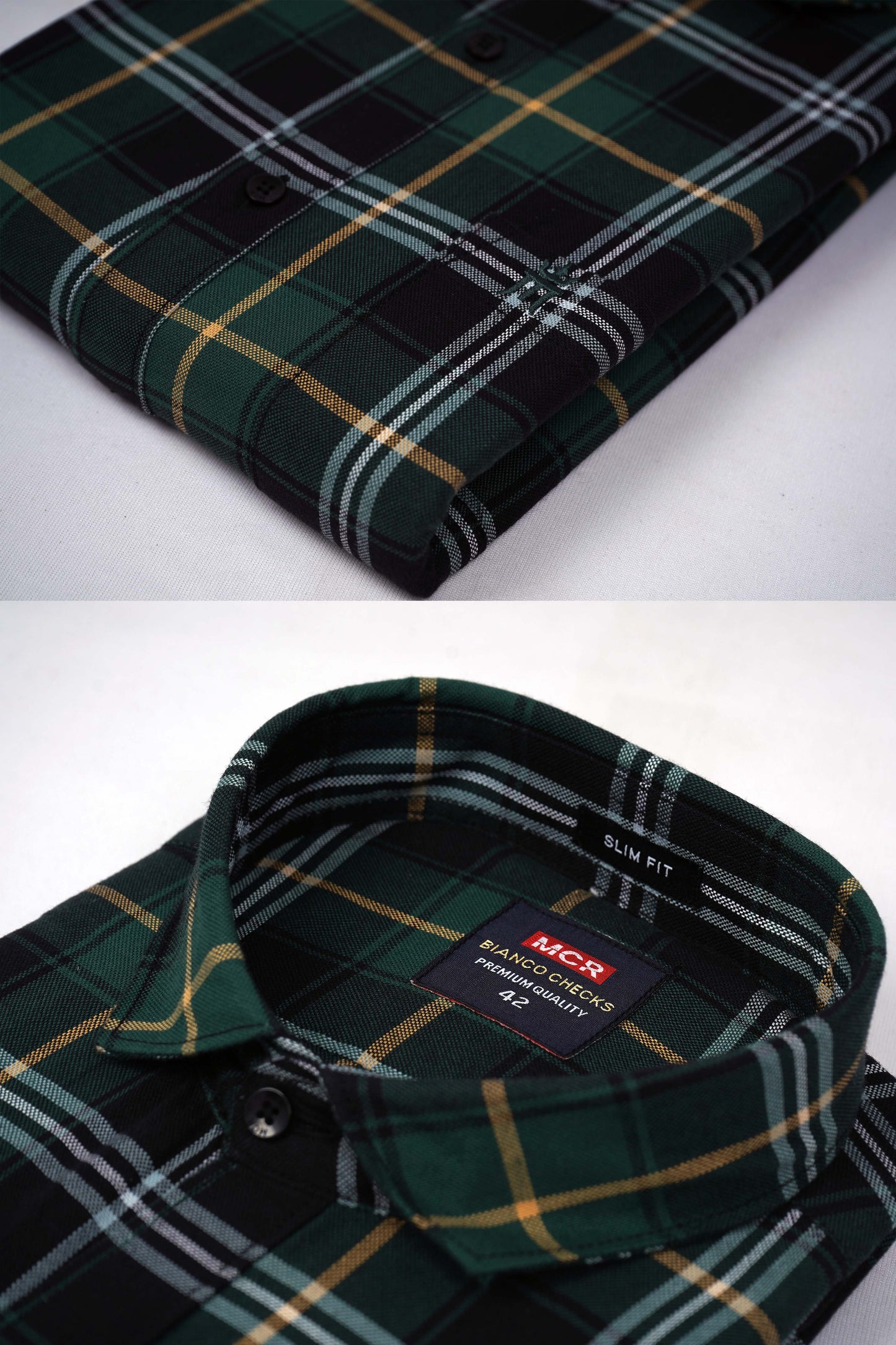 MCR BIANCO CHECKS 91014 Full Sleeve Formal Color Shirt For Men