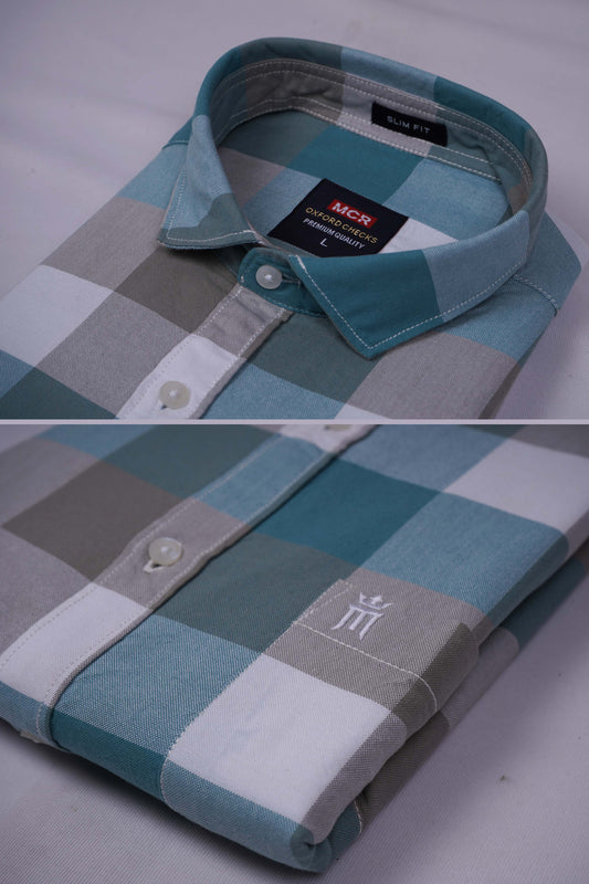 MCR OXFORD 89005 Full Sleeve Formal Color Shirt For Men