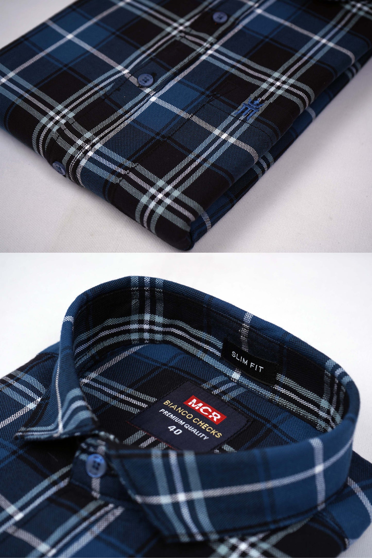 MCR BIANCO CHECKS 91015 Full Sleeve Formal Color Shirt For Men