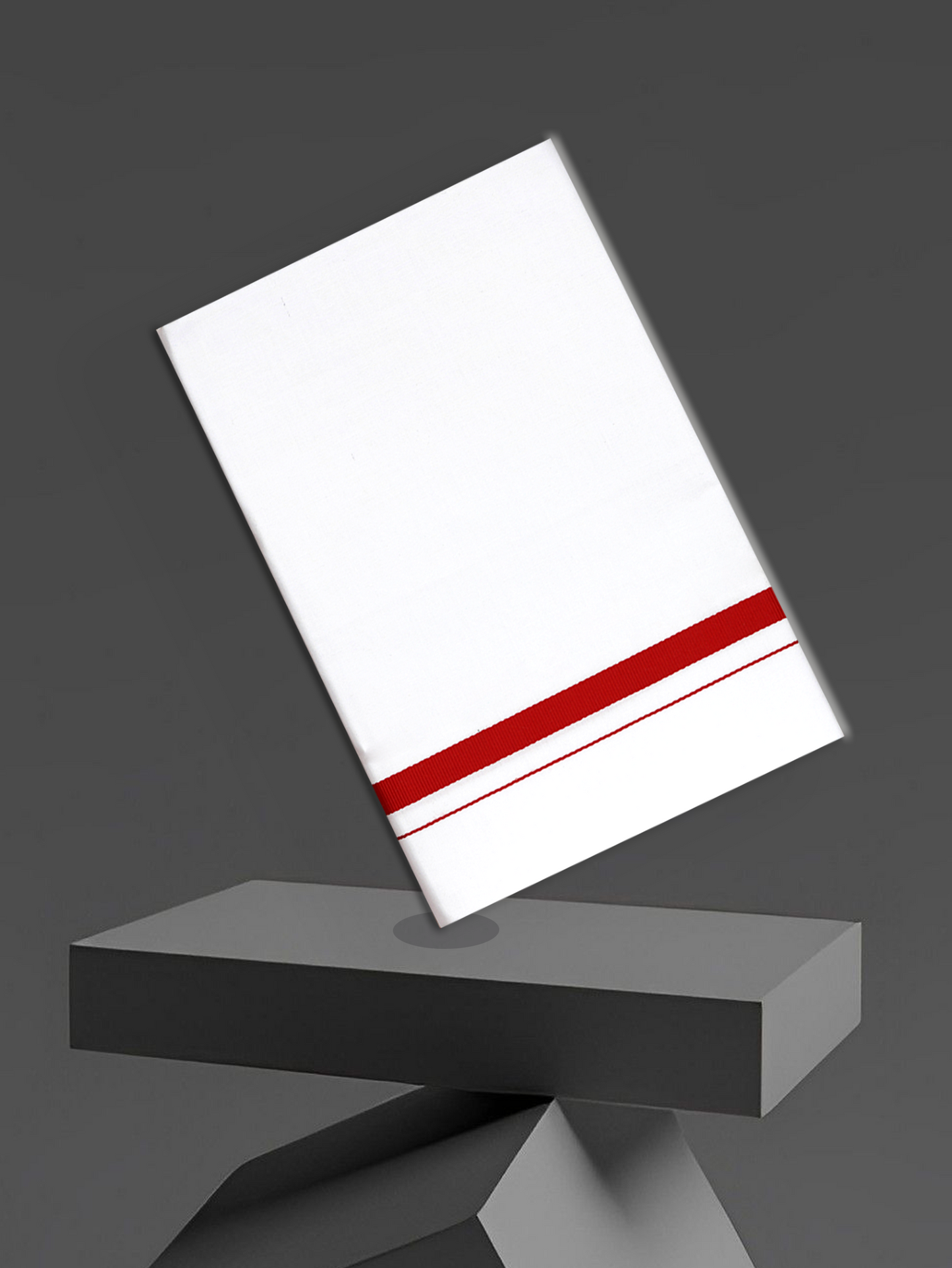 BIG BORDER WHITE SINGLE HS-01 DHOTHIE 2.00 MTR