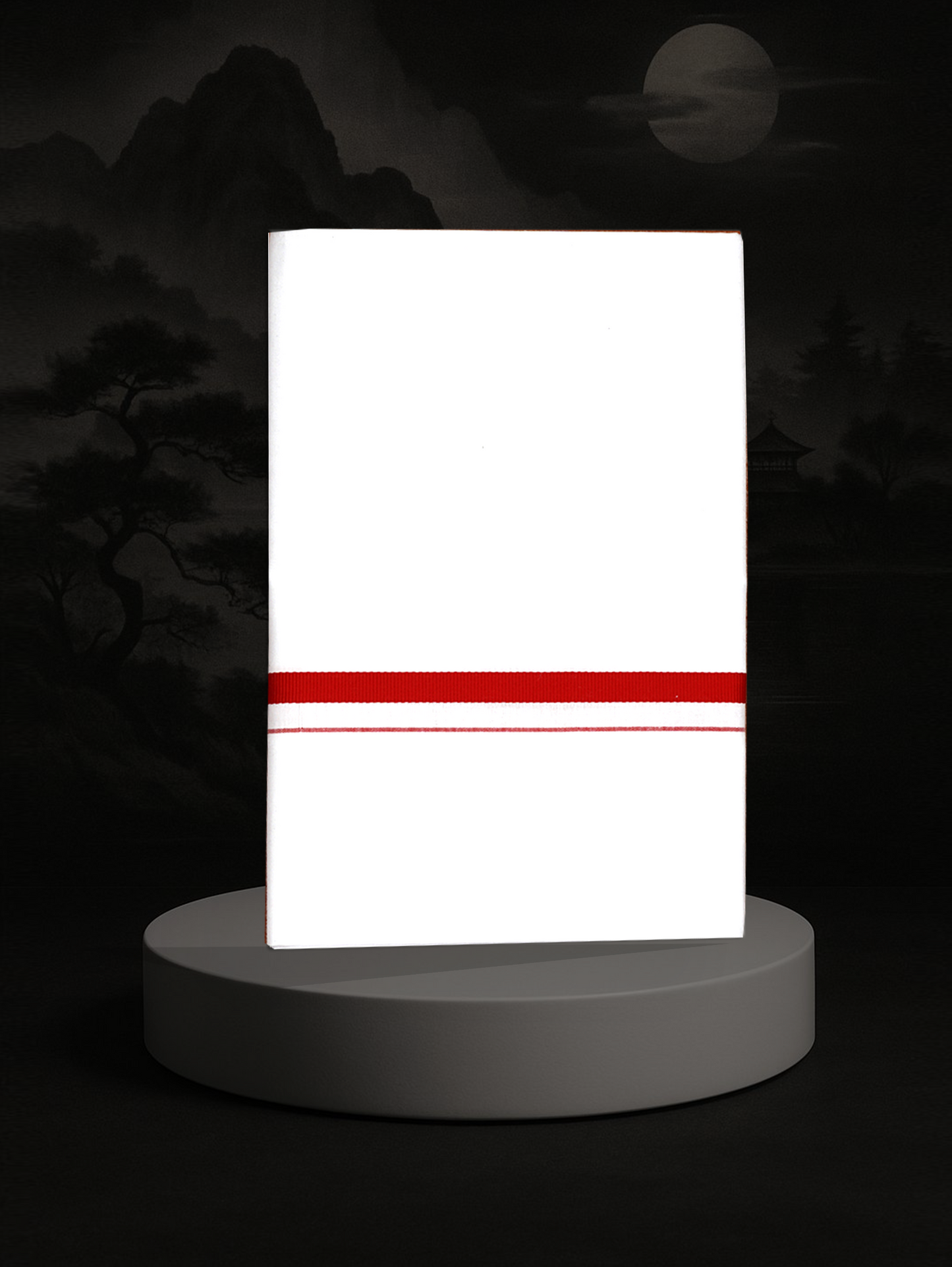 BIG BORDER WHITE SINGLE HS-14 DHOTHIE 2.00 MTR