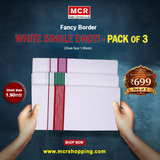 Fancy Border 3 pcs Combo w/s Dhoti 1.90 mtr
