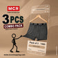 Master Mind Trunks - (Pack of 3 ) (Assorted Color)