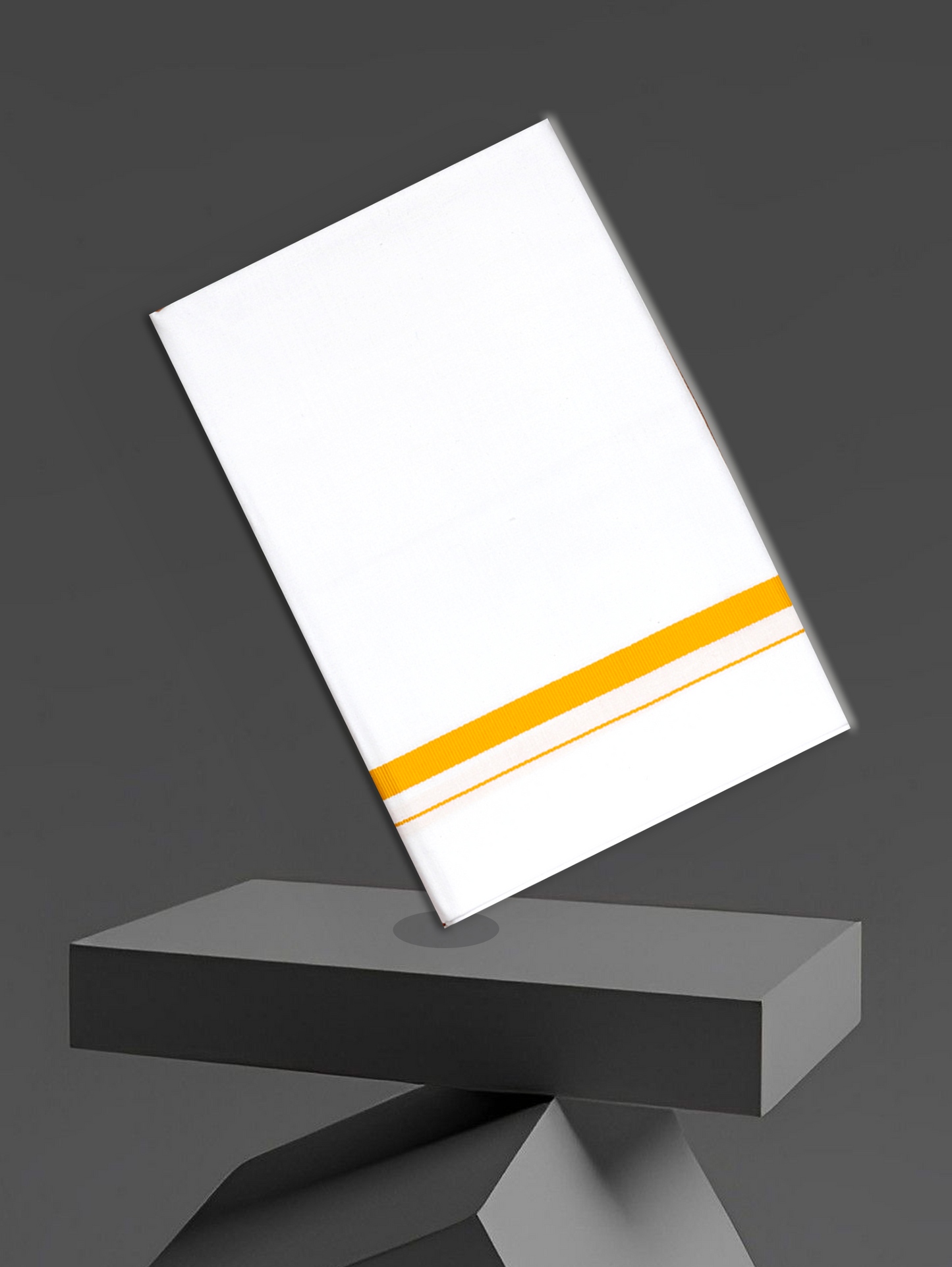 BIG BORDER WHITE SINGLE HS-01 DHOTHIE 2.00 MTR