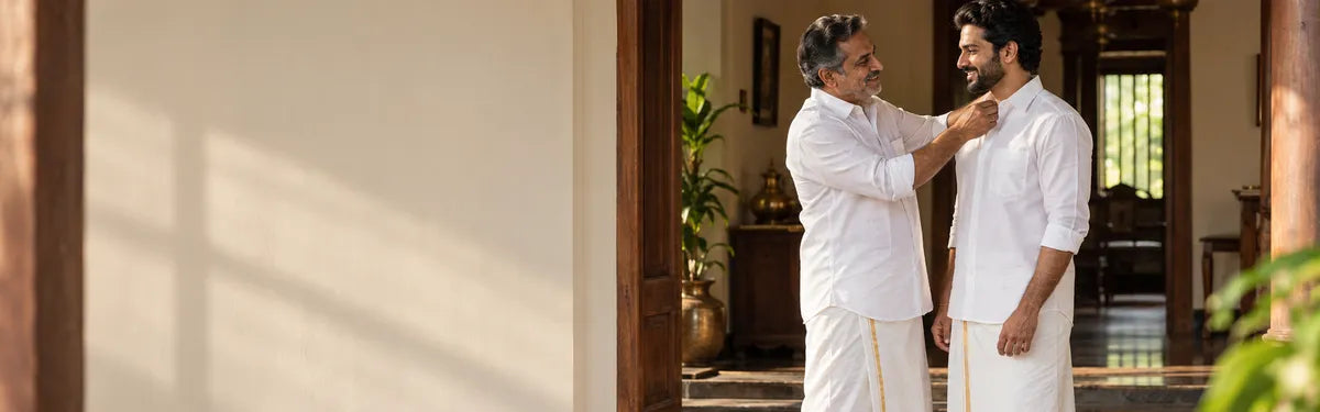 The white shirt, through generations.