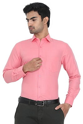 Awesome Pink Colour Formal Shirt Full Sleeve MRF04